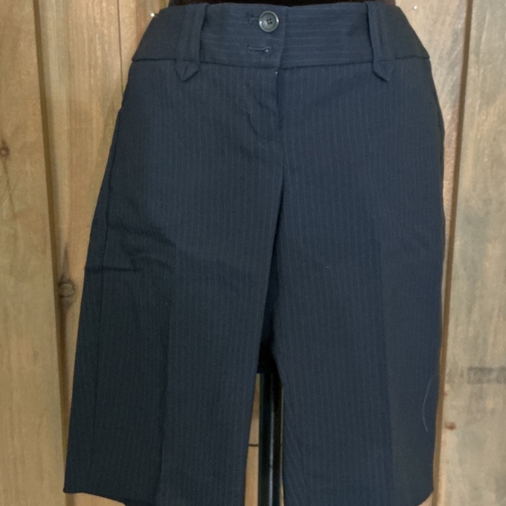 The Limited Navy Pinstripe Women's Dress Shorts